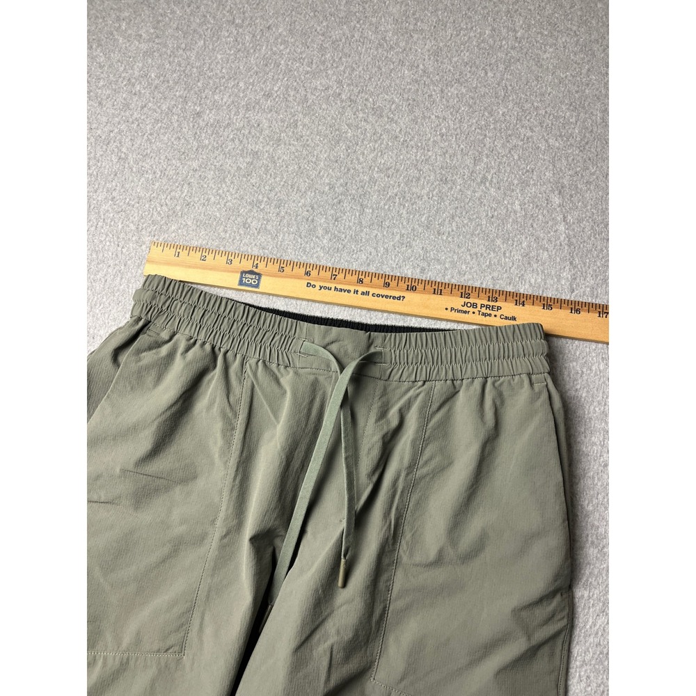 Lululemon Lab Shorts Mens Medium Green Drawstring Athletic Ripstop LM7ARRS - Picture 5 of 7